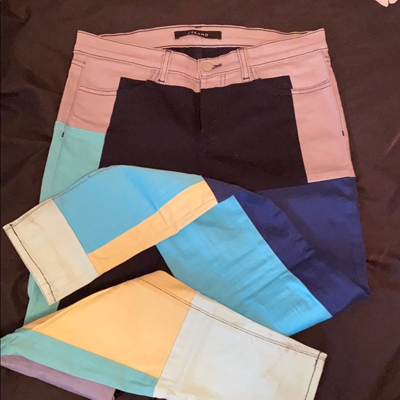 Like new J Brand patchwork skinny jeans - Picture 2 of 9
